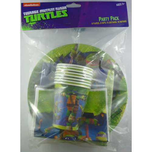 Teenage Mutant Ninja Turtles 40 Pc Party Pack - Click Image to Close